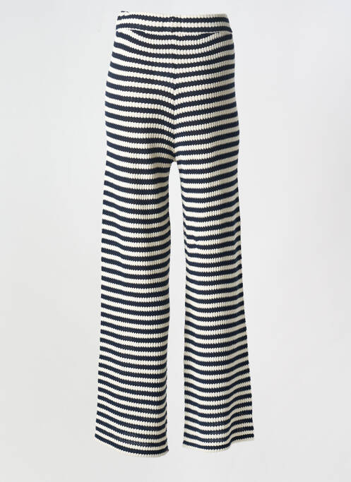 Pantalon flare bleu ICHI pour femme