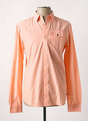 Chemise manches longues poches orange PETROL INDUSTRIES homme