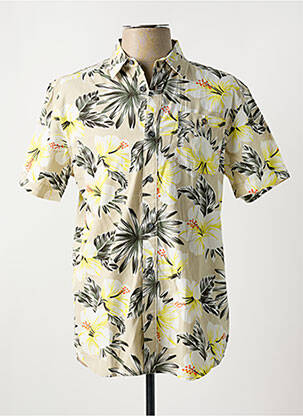 Chemise manches courtes poches beige PETROL INDUSTRIES homme