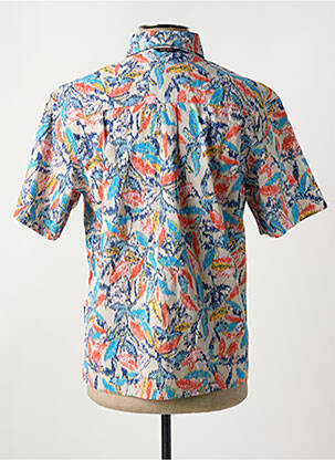 Chemise manches courtes imprimé fantaisie bleu NAPAPIJRI homme