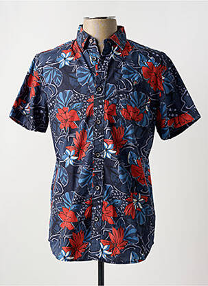 Chemise manches courtes poches bleu PETROL INDUSTRIES homme