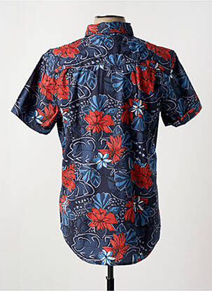 Chemise manches courtes poches bleu PETROL INDUSTRIES homme