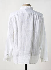 Chemise manches longues blanc DSTREZZED pour homme seconde vue