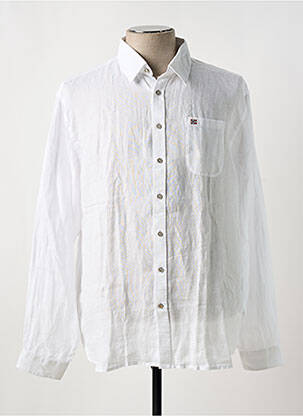 Chemise manches longues blanc NAPAPIJRI pour homme