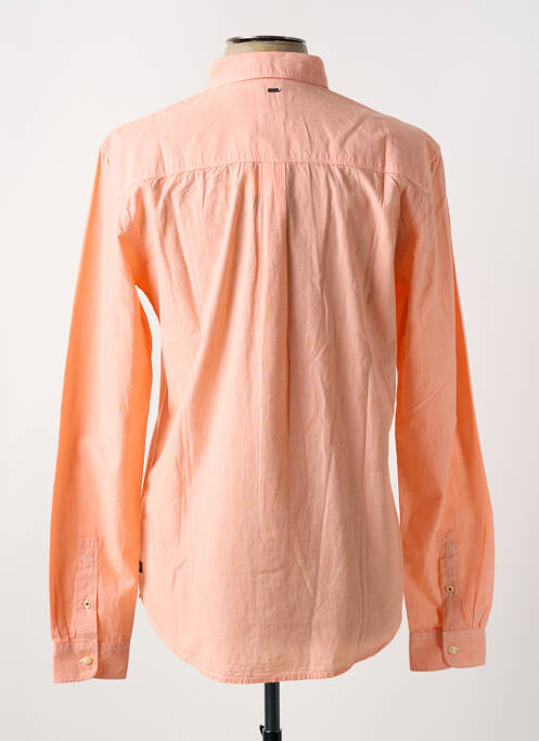 Chemise manches longues orange PETROL INDUSTRIES pour homme