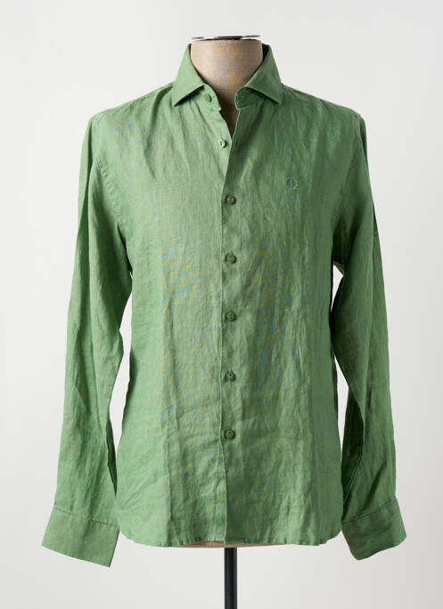 Chemise manches longues vert DSTREZZED pour homme