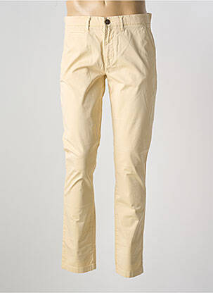 Pantalon chino tissage popeline taille normale beige HERO SEVEN femme