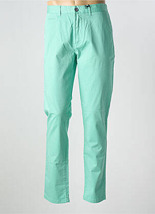 Pantalon chino tissage popeline taille normale vert HERO SEVEN femme