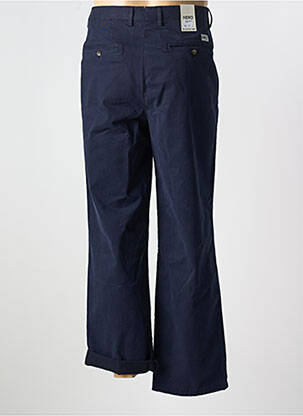 Pantalon chino stretch taille normale bleu HERO SEVEN homme