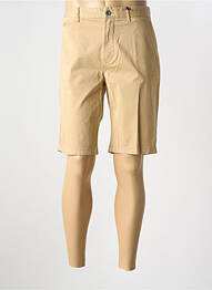 Bermuda taille à pinces taille normale beige HERO SEVEN homme