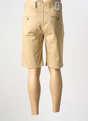 Bermuda taille à pinces taille normale beige HERO SEVEN homme