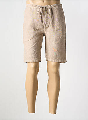 Bermuda taille élastique taille normale marron JAQK homme