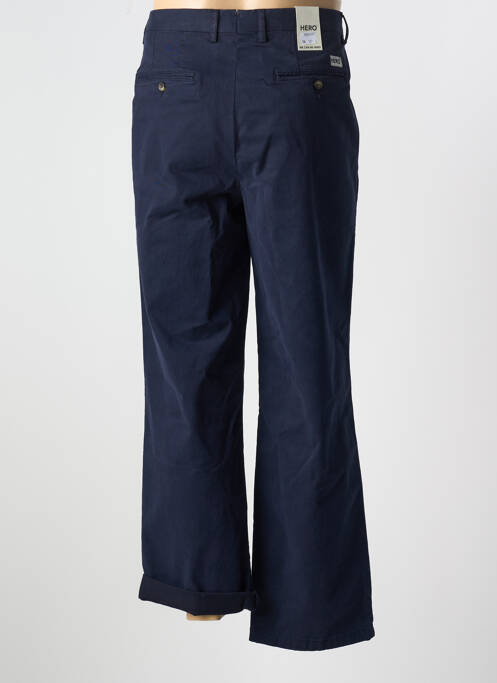 Pantalon chino bleu HERO SEVEN pour homme
