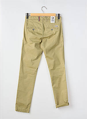 Pantalon chino tissage popeline taille basse vert HERO SEVEN homme