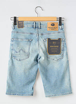 Bermuda tissage denim bleu PETROL INDUSTRIES homme