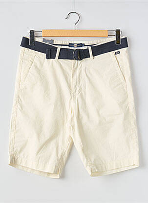 Bermuda taille à pinces taille normale beige PETROL INDUSTRIES homme