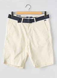 Bermuda taille à pinces taille normale beige PETROL INDUSTRIES homme