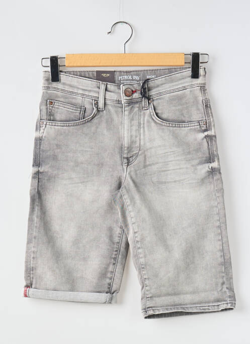 Bermuda gris PETROL INDUSTRIES pour homme