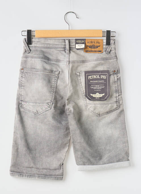 Bermuda gris PETROL INDUSTRIES pour homme