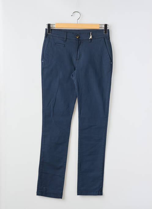 Pantalon chino bleu FAGUO pour homme
