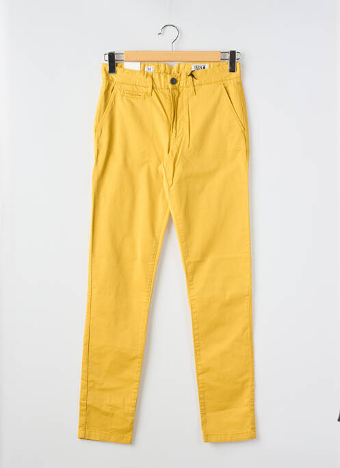 Pantalon chino jaune HERO SEVEN pour homme