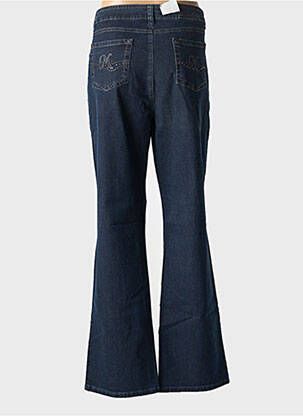 Jeans coupe droite stretch taille normale bleu ANNA MONTANA femme