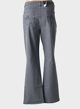 Jeans coupe droite stretch taille normale gris ANNA MONTANA femme