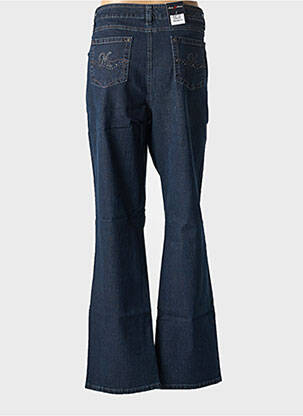 Jeans coupe droite stretch taille normale bleu ANNA MONTANA femme