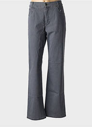 Jeans coupe droite stretch taille normale gris ANNA MONTANA femme