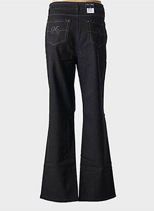 Jeans coupe droite stretch taille normale noir ANNA MONTANA femme