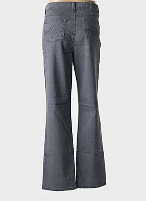 Jeans coupe droite stretch taille normale gris ANNA MONTANA femme