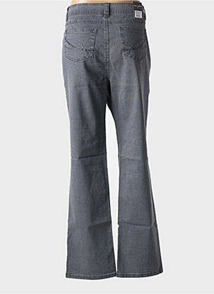 Jeans coupe droite stretch taille normale gris ANNA MONTANA femme