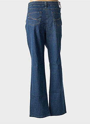 Jeans coupe droite stretch taille normale bleu ANNA MONTANA femme