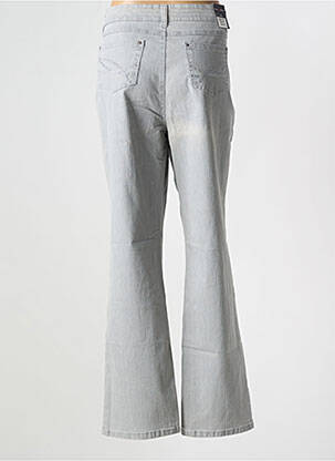 Jeans coupe droite stretch taille normale gris ANNA MONTANA femme