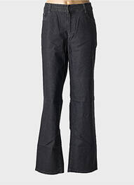 Jeans coupe droite stretch taille normale noir ANNA MONTANA femme