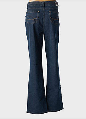 Jeans coupe droite stretch taille normale bleu fonce ANNA MONTANA femme