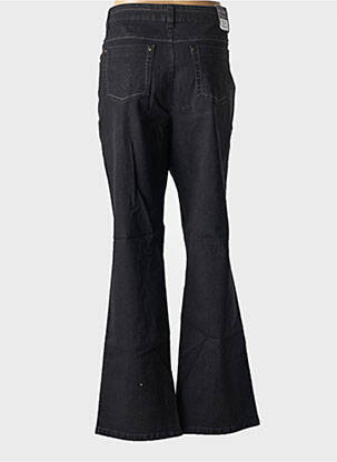 Jeans coupe droite stretch taille normale noir ANNA MONTANA femme