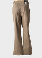 Jeans coupe droite marron ANNA MONTANA pour femme seconde vue