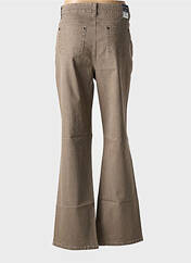 Jeans coupe droite marron ANNA MONTANA pour femme seconde vue