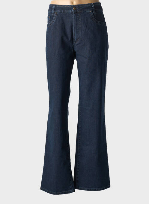 Jeans coupe droite bleu ANNA MONTANA pour femme