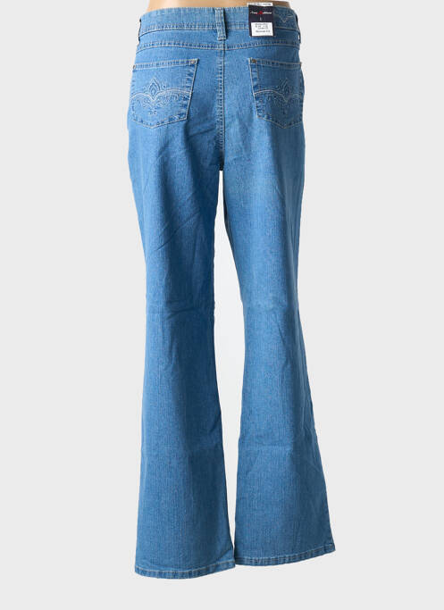 Jeans coupe droite bleu ANNA MONTANA pour femme