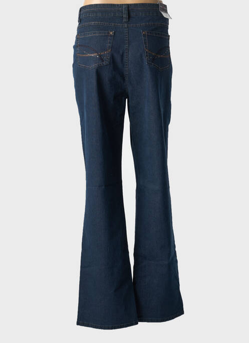 Jeans coupe droite bleu fonce ANNA MONTANA pour femme