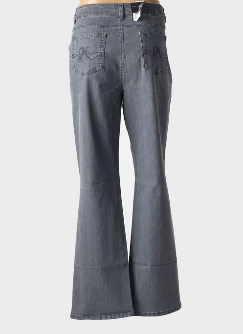 Jeans coupe droite gris ANNA MONTANA pour femme