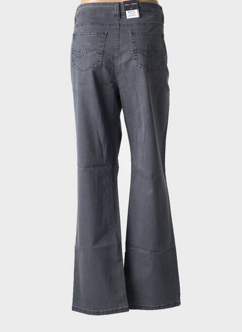 Jeans coupe droite gris ANNA MONTANA pour femme
