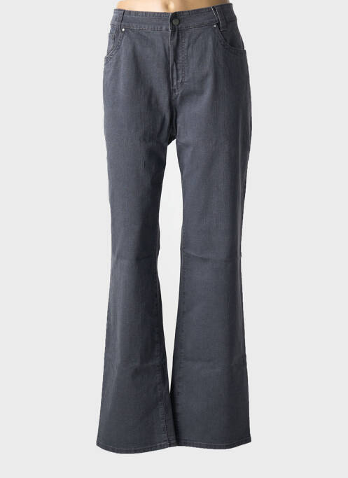 Jeans coupe droite gris fonce ANNA MONTANA pour femme