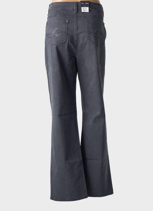 Jeans coupe droite gris fonce ANNA MONTANA pour femme