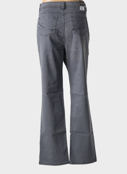 Jeans coupe droite gris ANNA MONTANA pour femme