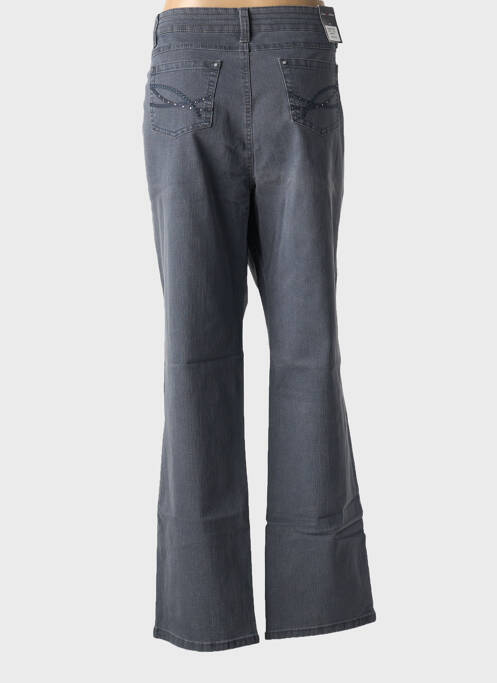 Jeans coupe droite gris fonce ANNA MONTANA pour femme