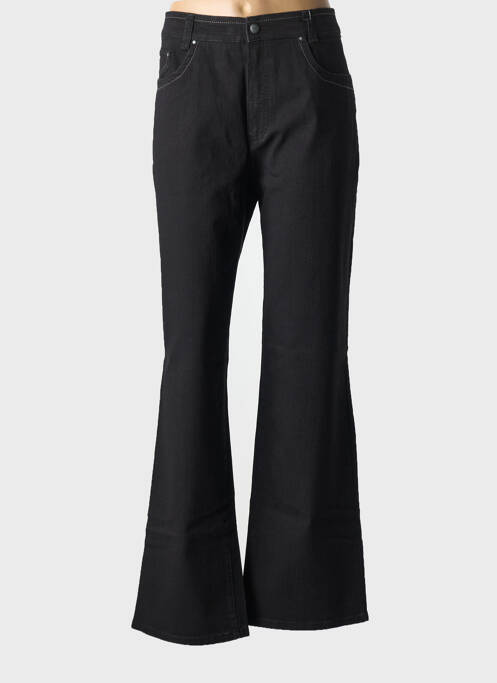 Jeans coupe droite noir ANNA MONTANA pour femme