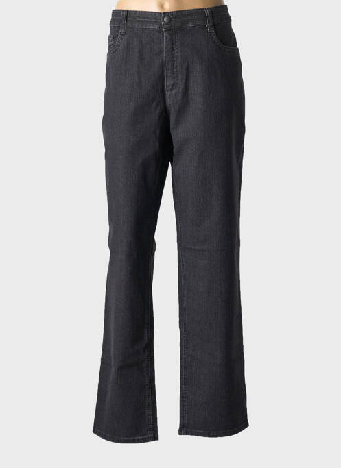 Jeans coupe droite noir ANNA MONTANA pour femme
